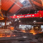 Image of Crane inside facility 