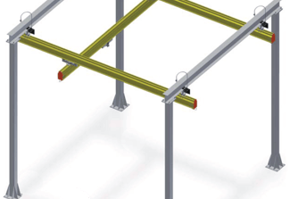 Image of Free-standing Workstation Crane