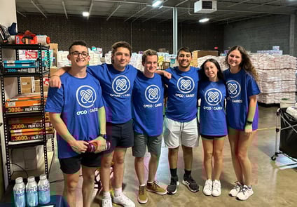 Interns Volunteering at Diaper Bank