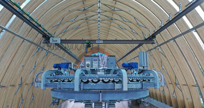 image of Maintenance Crane Systems in  Nebelhornbahn in the Allgäu Alps.