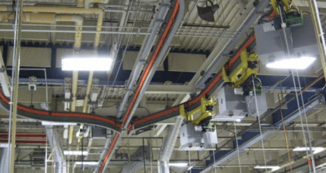 Image of automated paint line