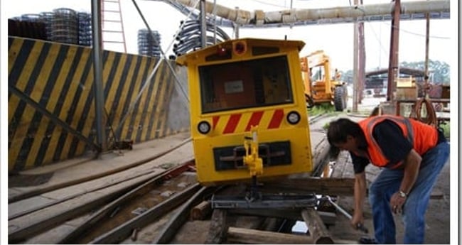 Image of Underground mines in South Africa with yale lifting solutions
