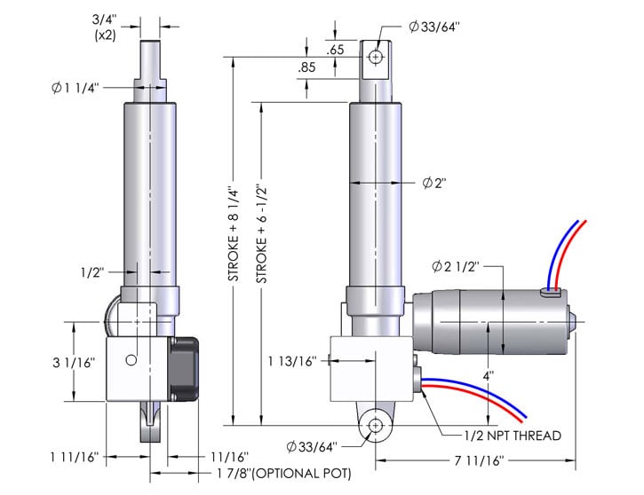 MPD Series Dimensions